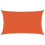 Rechteckige orangefarbene HDPE-Segelmarkise 160 g/m² 5x8 m von , Sonnenschirme - Ref: Foro24-311688, Preis: 90,22 €, Rabatt: %