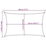 Rechteckige orangefarbene HDPE-Segelmarkise 160 g/m² 5x8 m von , Sonnenschirme - Ref: Foro24-311688, Preis: 90,22 €, Rabatt: %