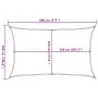 Rectangular HDPE orange sail awning 160 g/m² 5x8 m by , Umbrellas - Ref: Foro24-311688, Price: 90,22 €, Discount: %