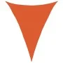 HDPE orange triangular sail awning 160 g/m² 5x7x7 m by , Umbrellas - Ref: Foro24-311704, Price: 40,89 €, Discount: %