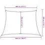 HDPE orange trapezium sail awning 160 g/m² 4/5x3 m by , Umbrellas - Ref: Foro24-311710, Price: 43,21 €, Discount: %