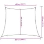 HDPE brown trapezium sail awning 160 g/m² 4/5x4 m by , Umbrellas - Ref: Foro24-311821, Price: 50,22 €, Discount: %
