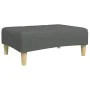 Reposapiés de tela gris oscuro 77x55x31 cm de , Otomanas - Ref: Foro24-4007372, Precio: 68,59 €, Descuento: %