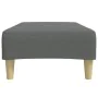 Reposapiés de tela gris oscuro 77x55x31 cm de , Otomanas - Ref: Foro24-4007372, Precio: 68,59 €, Descuento: %