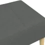 Reposapiés de tela gris oscuro 77x55x31 cm de , Otomanas - Ref: Foro24-4007372, Precio: 68,59 €, Descuento: %