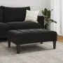 Fußstütze aus schwarzem Samt 77x55x31 cm von , Osmanen - Ref: Foro24-4007387, Preis: 67,75 €, Rabatt: %