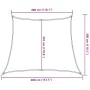 Toldo de vela trapecio HDPE gris claro 160 g/m² 3/4x3 m von , Sonnenschirme - Ref: Foro24-4002016, Preis: 32,90 €, Rabatt: %