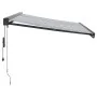 Toldo retráctil aluminio y tela gris antracita y blanco 3x2,5 m de , Toldos - Ref: Foro24-3216138, Precio: 561,03 €, Descuent...