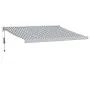Toldo retráctil aluminio y tela gris antracita y blanco 3x2,5 m de , Toldos - Ref: Foro24-3216133, Precio: 586,91 €, Descuent...