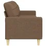 Sofá de 3 plazas de tela marrón 210 cm von , Sofas - Ref: Foro24-4007417, Preis: 310,18 €, Rabatt: %