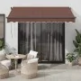 Toldo retráctil automático con luces LED marrón 300x250 cm von , Markisen - Ref: Foro24-3310204, Preis: 475,17 €, Rabatt: %
