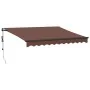 Toldo retráctil automático con luces LED marrón 300x250 cm von , Markisen - Ref: Foro24-3310204, Preis: 475,17 €, Rabatt: %