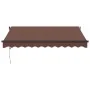 Toldo retráctil automático con luces LED marrón 300x250 cm von , Markisen - Ref: Foro24-3310204, Preis: 475,17 €, Rabatt: %