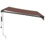 Toldo retráctil automático con luces LED marrón 300x250 cm von , Markisen - Ref: Foro24-3310204, Preis: 475,17 €, Rabatt: %