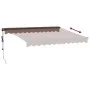 Toldo retráctil automático con luces LED marrón 300x250 cm von , Markisen - Ref: Foro24-3310204, Preis: 475,17 €, Rabatt: %