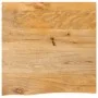 Tablero de mesa borde natural madera maciza mango 60x60x2,5 cm by , Table tops - Ref: Foro24-370450, Price: 56,59 €, Discount: %