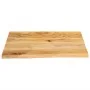 Tablero de mesa borde natural madera maciza mango 60x60x2,5 cm by , Table tops - Ref: Foro24-370450, Price: 56,59 €, Discount: %