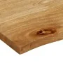 Tablero de mesa borde natural madera maciza mango 60x60x2,5 cm by , Table tops - Ref: Foro24-370450, Price: 56,59 €, Discount: %