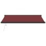 Toldo retráctil automático burdeos 450x300 cm by , Awnings - Ref: Foro24-3215331, Price: 720,02 €, Discount: %