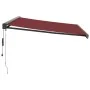 Toldo retráctil automático burdeos 450x300 cm by , Awnings - Ref: Foro24-3215331, Price: 720,02 €, Discount: %