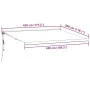Toldo retráctil automático burdeos 450x300 cm by , Awnings - Ref: Foro24-3215331, Price: 720,02 €, Discount: %