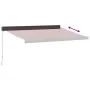Toldo retráctil manual color burdeos 350x250 cm by , Awnings - Ref: Foro24-3215319, Price: 531,43 €, Discount: %
