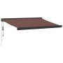 Toldo retráctil automático burdeos 300x250 cm de , Toldos - Ref: Foro24-3215733, Precio: 561,04 €, Descuento: %
