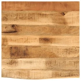 Tablero de mesa borde natural madera maciza mango 80x80x3,8 cm de , Tableros para mesas - Ref: Foro24-370410, Precio: 103,77 ...
