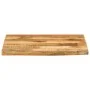 Tablero de mesa borde natural madera maciza mango 80x80x3,8 cm by , Table tops - Ref: Foro24-370410, Price: 103,77 €, Discoun...