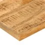 Tablero de mesa borde natural madera maciza mango 80x80x3,8 cm by , Table tops - Ref: Foro24-370410, Price: 103,77 €, Discoun...