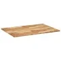 Tablero de mesa rectangular madera maciza acacia 80x70x2 cm by , Table tops - Ref: Foro24-4008828, Price: 85,21 €, Discount: %