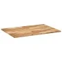 Tablero de mesa rectangular madera maciza acacia 80x70x2 cm by , Table tops - Ref: Foro24-4008828, Price: 85,21 €, Discount: %
