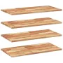 Estantes flotantes 4 uds madera acacia acabado aceite 80x40x2cm by , Shelves and shelves - Ref: Foro24-3279558, Price: 159,30...