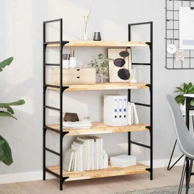 Estante flotante madera maciza de acacia sin tratar 80x40x4 cm by , Shelves and shelves - Ref: Foro24-3279475, Price: 67,41 €...