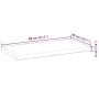 Estante flotante madera maciza de acacia sin tratar 80x40x4 cm de , Estantes y estanterías - Ref: Foro24-3279475, Precio: 67,...