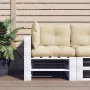Cojines para sofá de palets 3 unidades tela beige by , Cushions for chairs and sofas - Ref: Foro24-360859, Price: 54,09 €, Di...
