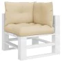 Cojines para sofá de palets 3 unidades tela beige by , Cushions for chairs and sofas - Ref: Foro24-360859, Price: 54,09 €, Di...