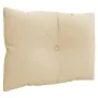 Cojines para sofá de palets 3 unidades tela beige by , Cushions for chairs and sofas - Ref: Foro24-360859, Price: 54,09 €, Di...