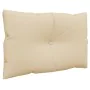 Cojines para sofá de palets 3 unidades tela beige by , Cushions for chairs and sofas - Ref: Foro24-360859, Price: 54,09 €, Di...