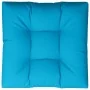 Cojín para sofá de palets de tela azul 70x70x12 cm by , Cushions for chairs and sofas - Ref: Foro24-360473, Price: 28,18 €, D...