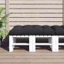 Cojín de asiento de jardín de tela negro 120x80x12 cm von , Kissen für Stühle und Sofas - Ref: Foro24-360520, Preis: 50,97 €,...