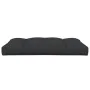Cojín de asiento de jardín de tela negro 120x80x12 cm von , Kissen für Stühle und Sofas - Ref: Foro24-360520, Preis: 50,97 €,...
