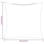 Cojines de sofá 4 unidades tela negro 60x60 cm by , Cushions for chairs and sofas - Ref: Foro24-360410, Price: 52,57 €, Disco...