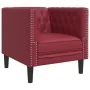 Sillón Chesterfield de cuero artificial rojo tinto von , Sofas - Ref: Foro24-372656, Preis: 176,51 €, Rabatt: %