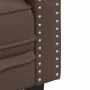 Sofá Chesterfield de 3 plazas cuero artificial marrón by , Sofas - Ref: Foro24-372668, Price: 266,61 €, Discount: %