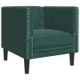 Sillón Chesterfield de terciopelo verde oscuro by , Sofas - Ref: Foro24-372675, Price: 160,59 €, Discount: %