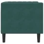 Sillón Chesterfield de terciopelo verde oscuro by , Sofas - Ref: Foro24-372675, Price: 160,59 €, Discount: %