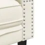 Sillón Chesterfield de terciopelo blanco crema by , Sofas - Ref: Foro24-372680, Price: 158,74 €, Discount: %