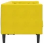 Sofá Chesterfield 2 plazas con cojines terciopelo amarillo by , Sofas - Ref: Foro24-372689, Price: 297,16 €, Discount: %