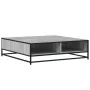 Mesa centro madera ingeniería y metal gris Sonoma 100x100x30 cm de , Mesas de centro - Ref: Foro24-848777, Precio: 81,01 €, D...
